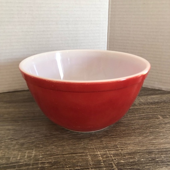 Vtg PYREX 402 Primary Red 1.5 Quart - Picture 10 of 12
